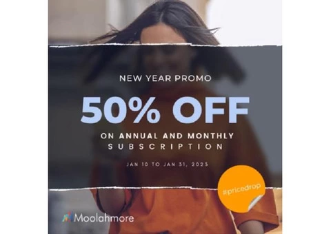 Promo 50% OFF - Moolahmore Expense Tracker & Cash Flow Tool