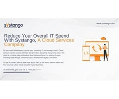 Reduce Your Overall IT Spend With Systango, A Cloud Services Company
