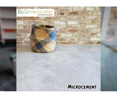 Microcement and decoration, the perfect tandem - ECO PORCELAIN
