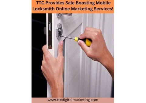 TTC Provides Sale Boosting Mobile Locksmith Online Marketing Services!