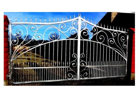 Artistic Blacksmithing, Railings, Gates, Fencing, Spans - 1/8