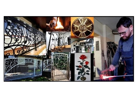 Artistic Blacksmithing, Railings, Gates, Fencing, Spans - 8/8