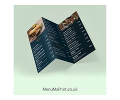 Z Fold Leaflet Printing UK | Z Fold Leaflets | MenuMa Print
