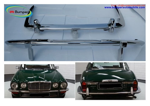 Jaguar XJ6 Series 2 bumper (1973-1979) by stainless steel - 1/3