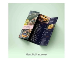 Gate Fold Leaflet Printing, Cheap Gate Fold Flyers UK | MenuMa