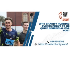 Why Charity Running Events Prove To Be Quite Beneficial For You?