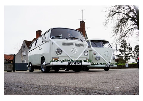 Classic VW Campervan Weddings From White Van Wedding Co. - 1/6