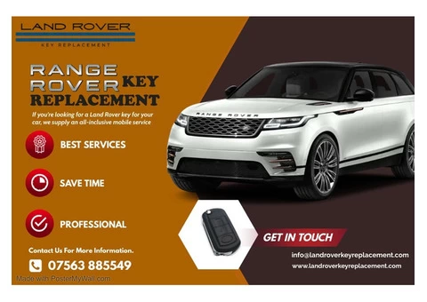 Range Rover Key Replacement | All Range Rover Models & Makes