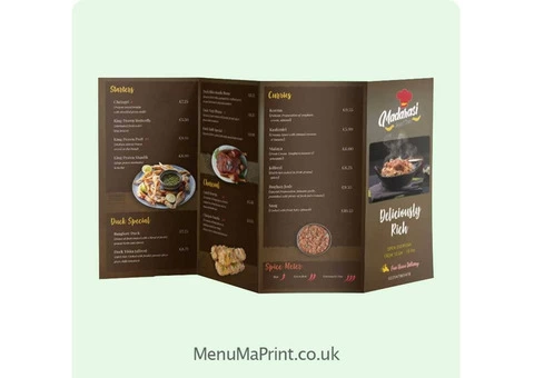 A4+ | Extended Menu | A4+ takeaway Menu | MenuMa Print - 2/3