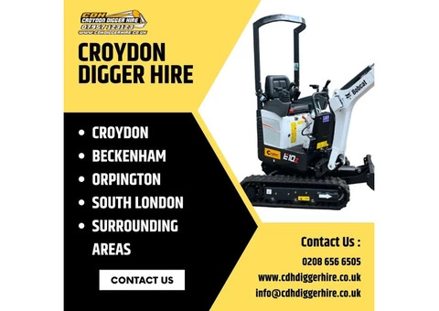Digger Hire In Beckenham | CDH Digger Hire