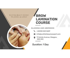 Enrol to the Brow Lamination Course Including full Kit | Scottish Beauty Expert