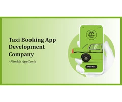 Taxi booking app development company