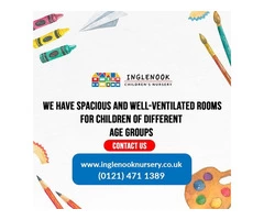 Inglenook Children’s Nursery has spacious and well-ventilated rooms for children