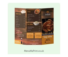 Takeaway Menu | Leaflet Printing Services | MenuMa Print