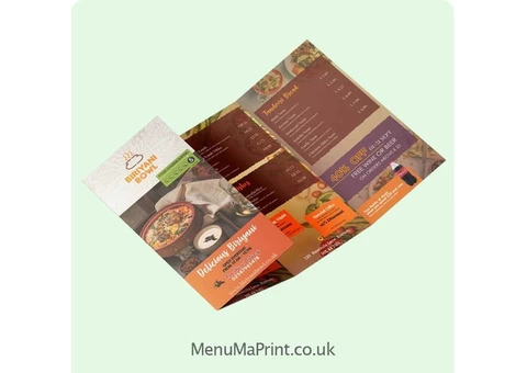 Takeaway Menu | Leaflet Printing Services | MenuMa Print - 3/10