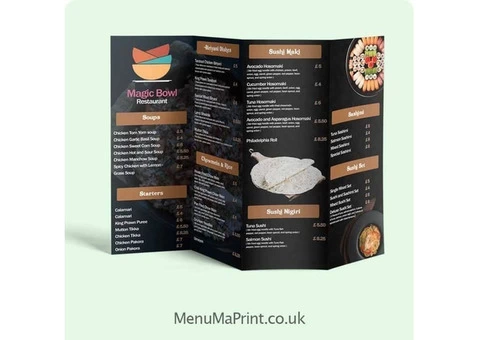 Takeaway Menu | Leaflet Printing Services | MenuMa Print - 7/10