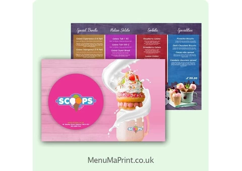 Best Restaurant Menu Printing Near Me | MenuMa Print - 6/13