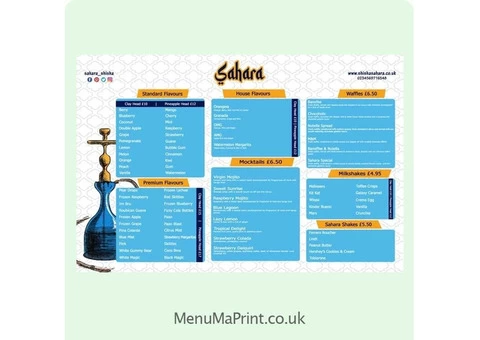 Best Restaurant Menu Printing Near Me | MenuMa Print - 11/13