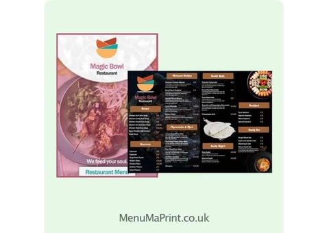 Best Restaurant Menu Printing Near Me | MenuMa Print - 12/13
