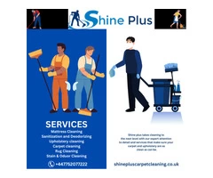 Shine Plus Carpet Cleaning Services in UK