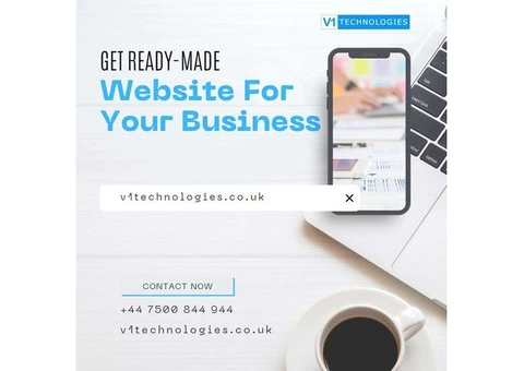 Get ready-made website for your business from V1 Technologies