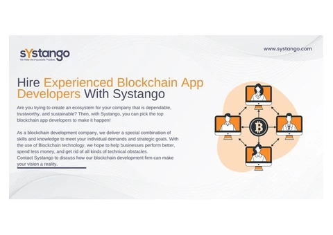 Hire Experienced Blockchain App Developers With Systango
