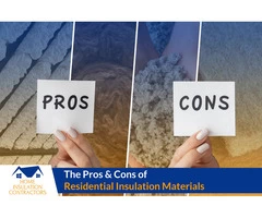 Residential Insulation Materials - Home Insulation Contractors UK