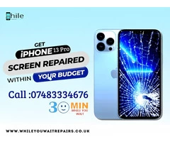 Apple iPhone 13 Pro Cracked Screen & Back Glass Repair / Replacement