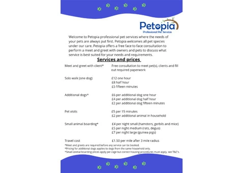 Pet services - 3/5