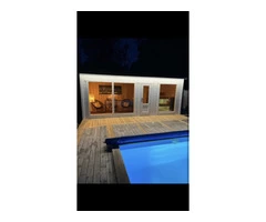 Hand Made Saunas with Pool, Cold Plungers Available.