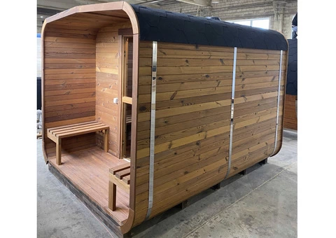 Hand Made Quadro Saunas Hot Tubs & Cold Plungers Available