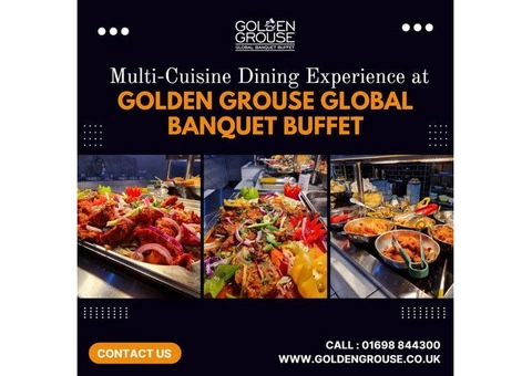Multi-cuisine dining experience at Golden Grouse Global Banquet Buffet