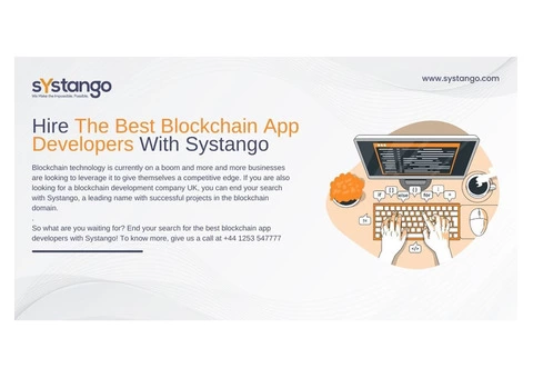 Hire The Best Blockchain App Developers With Systango