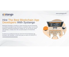 Hire The Best Blockchain App Developers With Systango