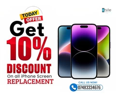 Get Up To 10% Discount On All iPhone Screen Replacement