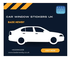 Boot Your Business with Car Window Stickers UK -Badenewby