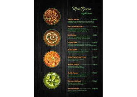 What is special in our restaurant menu?