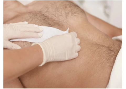 Waxing for men by male professional - 1/3