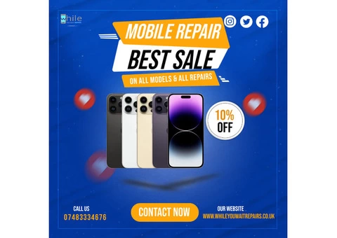 Get Up To 10% Discount On All iPhone Screen Replacement