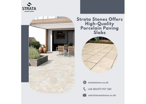 Strata Stones Offers High-Quality Porcelain Paving Slabs
