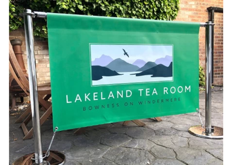 Stand Out with Full Circle Print Ltd's Shop Barrier Prints and Cafe Banners - 2/2