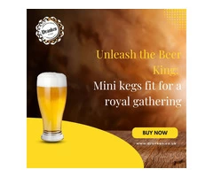 Unleash the Beer King: Mini kegs fit for a royal gathering