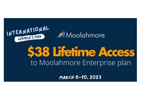 Moolahmore Cashflow Solution - International Women's Day Sale
