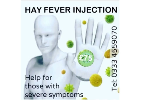 Hay Fever Injection in Leicester