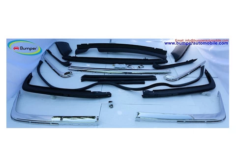 Mercedes Benz EU SL107 SLC year (1971-1989) full set chrome new bumper. - 2/4