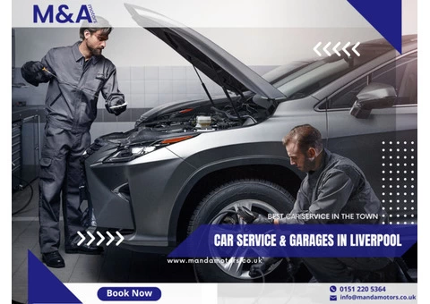 Your Professional Car Service Garage in Liverpool - M and A Motors