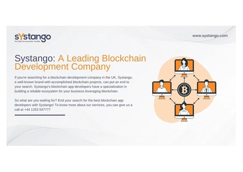 Systango: A Leading Blockchain Development Company