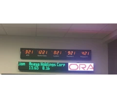 MULTI ZONE DIGITAL WALL CLOCK