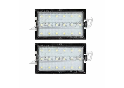 land rover number plate light