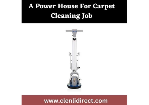 A Power House For Carpet Cleaning Job
